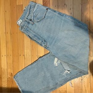 Light Blue Distressed Jeans